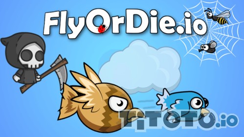 Battling The Angel Of Death in FlyOrDie.io 