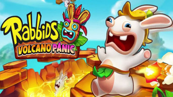 Rabbits Volcano Panic — Play for free at Titotu.io