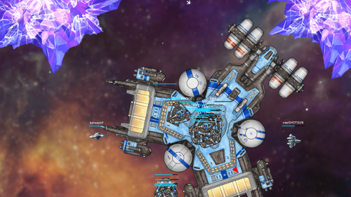 Hyper Fleet io team space shooter