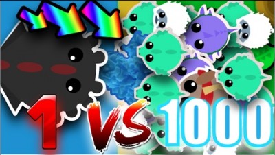 1000 ANIMALS VS 1 (Sandbox) // TROLLING // Mope.io