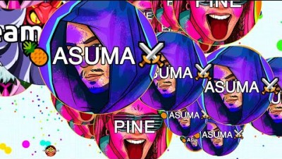 Agar.io - BIGGEST Double Cannonsplit ever! Uncut Gameplay with Pine (Agario)