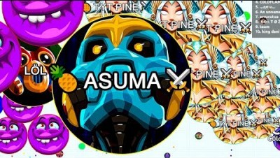 Agar.io - INSANE Reverse Doublesplit! Uncut Gameplay ft. Pine (Agario)