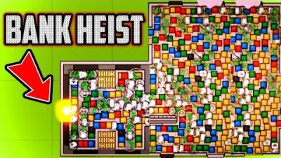 BANK HEIST!! WORLD RECORD LOOT in Surviv.io! | Surviv Story Part 3