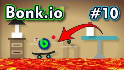 Bonk.io - O CHÃO É LAVA - Gameplay #10