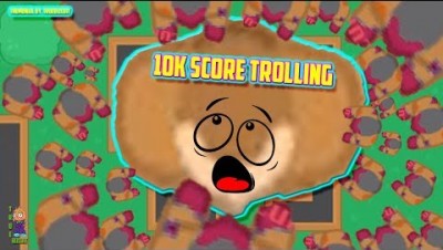 BRAAINS.IO - 10K SCORE TROLLING GAMEPLAY [WORLD RECORD] FUNNY MOMENTS & 100% MAP CONTROL NEW UPDATE!