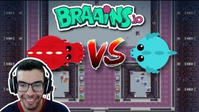 Braains.io - ARENA MOPE.IO: AZUL VS VERMELHO - Gameplay #34
