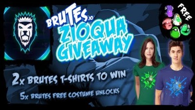 Brutes.io OPEN BETA Giveaway! 2x Brutes.io T-Shirts + 5x Brutes.io FREE Costume Unlocks!