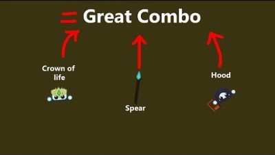 Crown of life and Hood Combo | Starve.io