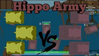Deeeep.io Hippo Amy VS Crocodiles | Hippos Taking Over The Swamp