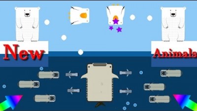 Deeeep.io New animals in beta test ||  Pelican, Polar bear, Whale shark, Lamprey
