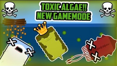 Deeeep.io TOXIC ALGAE INSANE NEW GAMEMODE! //  LAST MAN STANDING SURVIVAL Gamemode!! - Deeeep.io