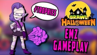 DESTROYING BOSSES WITH THE NEWEST BRAWLER, EMZ! - Brawl Stars