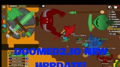 Doomed2.io BOSS TReasure Giant Axe And Emerald Gear New Doomed.io Update