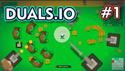 Duals.io - JOGUEI ZUMBIS NELES - Gameplay #1