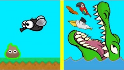 ЭВОЛЮЦИЯ КРОКОДИЛА УБИЙЦЫ! - FlyOrDie.io