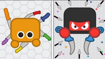 ЭВОЛЮЦИЯ НИНДЗЯ! - Knifez.io Новая io Игра