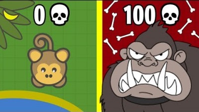 Эволюция ОБЕЗЬЯНЫ УБИЙЦЫ! MooMoo.io Обновление io Игры