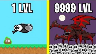 Эволюция Животных в Космосе! FlyOrDie.io Новая io Игра