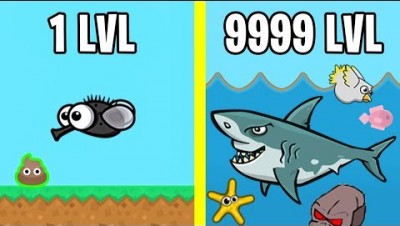 ЭВОЛЮЦИЯ ЖИВОТНЫХ В ОКЕАНЕ! - FlyOrDie.io