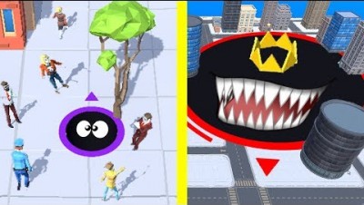 ЭВОЛЮЦИЯ ЗЛОЙ ДЫРКИ! - Hole.io