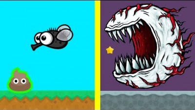 ЭВОЛЮЦИЯ ЗЛОЙ КОСМИЧЕСКИЙ ГЛАЗ! - FlyOrDie.io