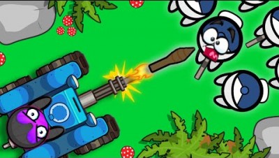 EXPLODING NOOBS WITH A TANK IN NEW .IO GAME!! | Kize.io Wins and Funny Moments