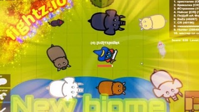 Fightz.io Forest BIome Update - Elephant Boar Mouse | Lvl 16 AG Vs CR