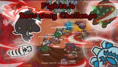 Fightz.io How To Lvl Up Fast | BOSS ONLY CHALLENGE