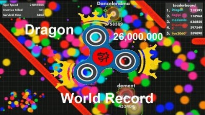 Fisp.io 26,000,000 WORLD RECORD (Blue Fidget Spinner)