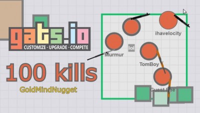 Gats.io - 101 Kills ft. ihavelocity and Miki | TEAM MODE