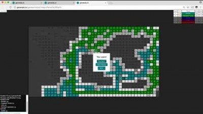 Generals.io custom FFA and 2v2 Planet Earth