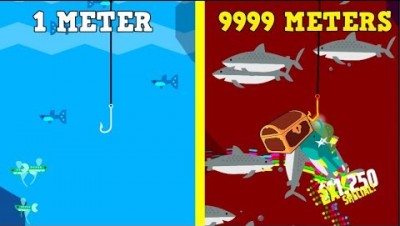 GO FISH EVOLUTION MAX DEPTH! 1300 METERS MAX UPGRADES (Go Fish New Update)