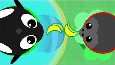 GORILLA BANANA ABILITY & ORCA WAVE ABILITY! Mope.io All New Abilities (Mope.io New Update)