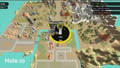 Hole.io Map Control: 100.00% World Record +3,000