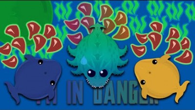 How to Easily Beat Sea Monster (Mope.io Best Moments) Feat. SK