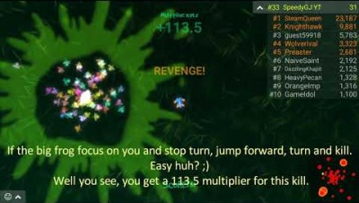 How to get fast a 300 multiplier with revenge kills? - The series - Frogar.io