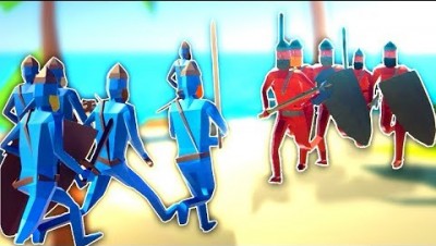 If TABS and TABG made a BABY! - Battle Motion Gameplay