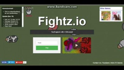 играем в новую игру FIGHTZ.IO (волшебник неудачник)