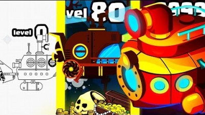 IS THIS THE STRONGEST HIGHEST LEVEL SUBMARINE EVOLUTION? (9999+ DEEP SEA LEVEL) l Idle Submarine