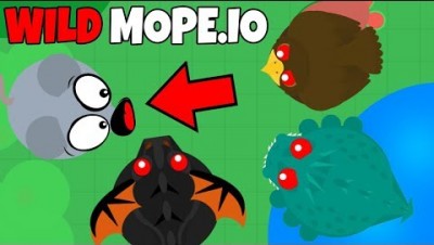 JOGANDO O MODO WILD - Mope.io