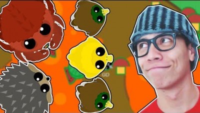 King Crab, Porco-espinho e Patos - Mope.io