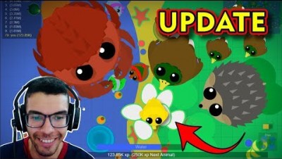 KING CRAB, PORCO ESPINHO E PATOS UPDATE- Mope.io