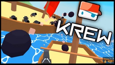 Krew.io - MASSIVE SHIP! - Sinking The Biggest Ship! - Krew Multiplayer Raft Game - Krew.io Gameplay