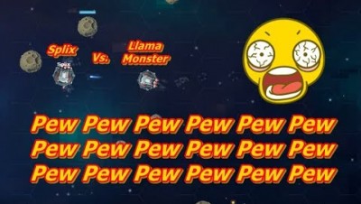 Laser Tag Splix Vs. Llama!  Astroe.io