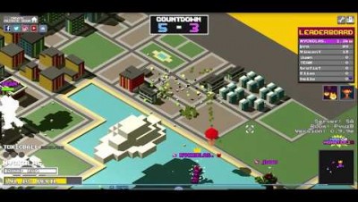 MANOMONSTER.IO DESTRUINDO A CIDADE COM O MONSTRO ROXO.