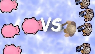 Mc AXE | Битва в GLOR.IO | Свинки против дровосеков