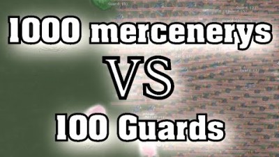 Mc AXE |  Масштабный бой в glor.io | 1000 наемников против 100 стражников в glor.io