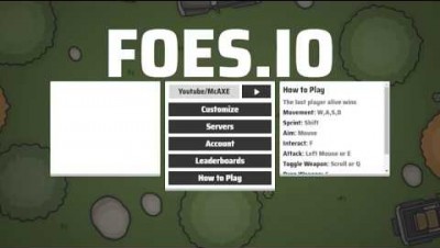Mc AXE | Стрим Foes.io 27.11.25