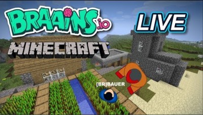 MINECRAFT MOD DO BRAAINS.IO (LIVE)