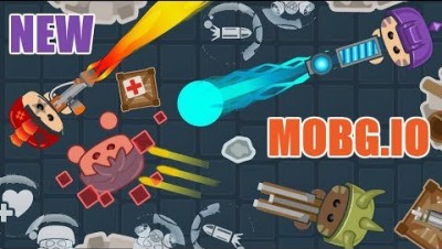 MOBG.IO New Biggest Arena Update! Gameplay in 50 People Servers?! (Surviv.io + Zombsroyale.io)
